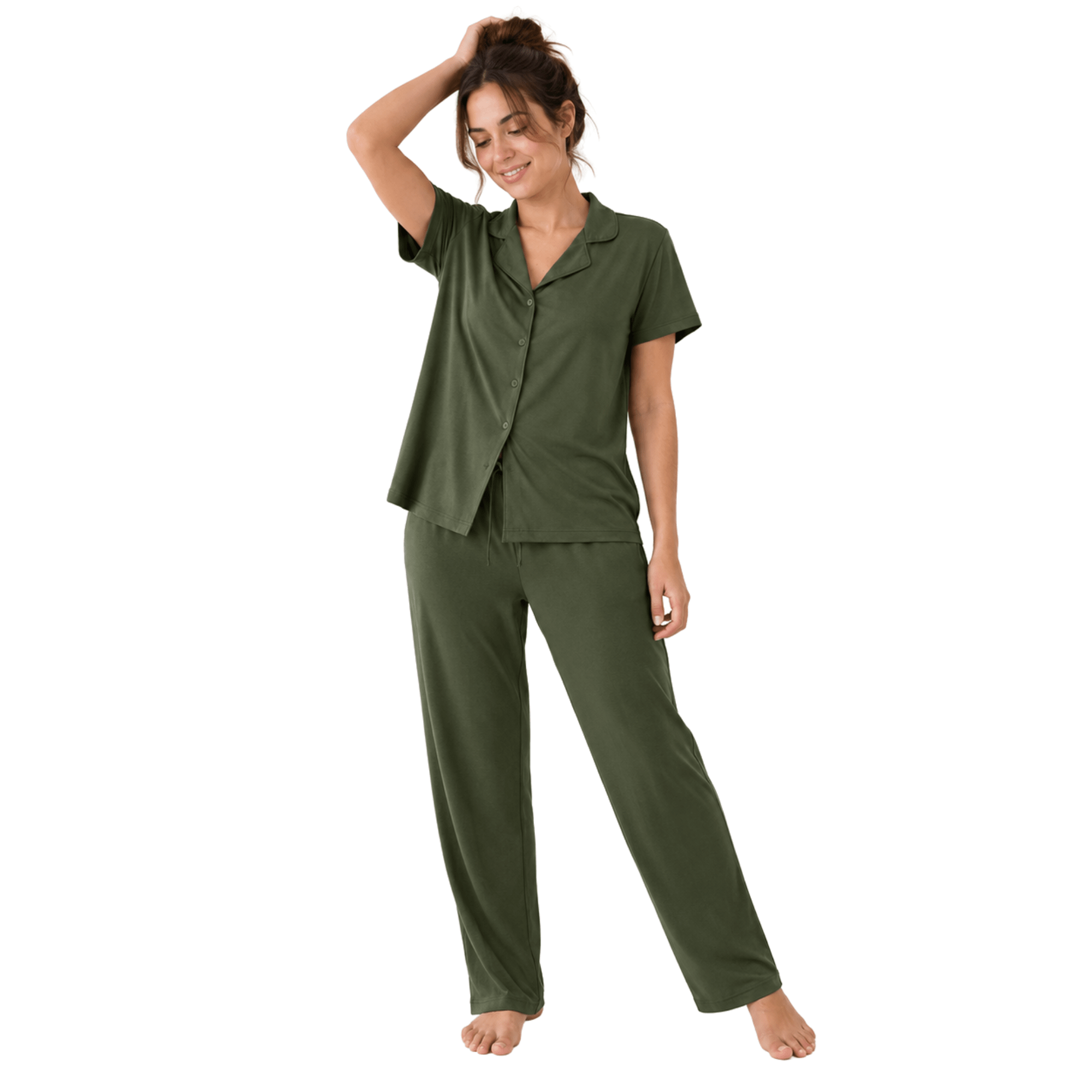 Olive-Button Set For Her - Reset Loungewear