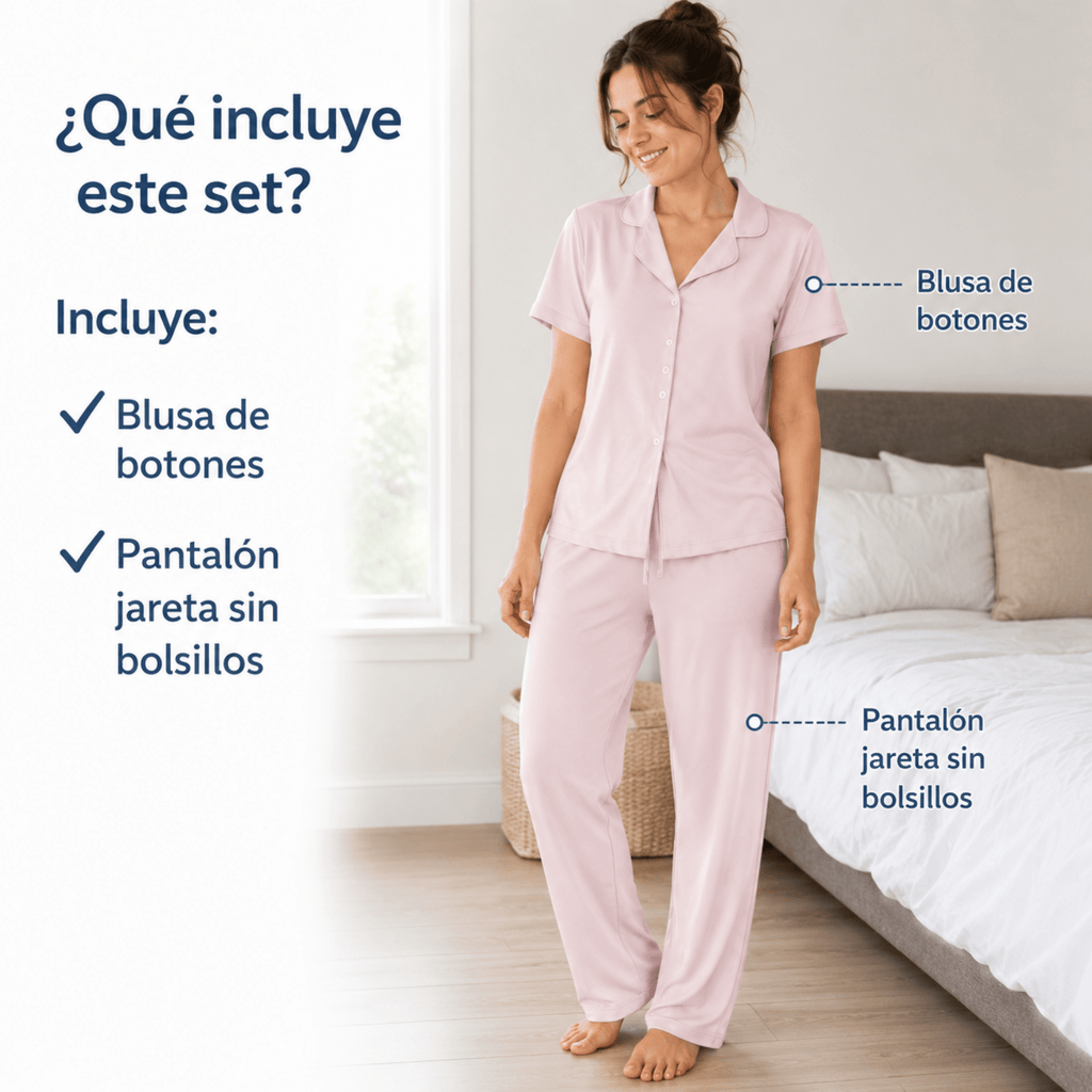 Petal - Button Set For Her - Reset Loungewear