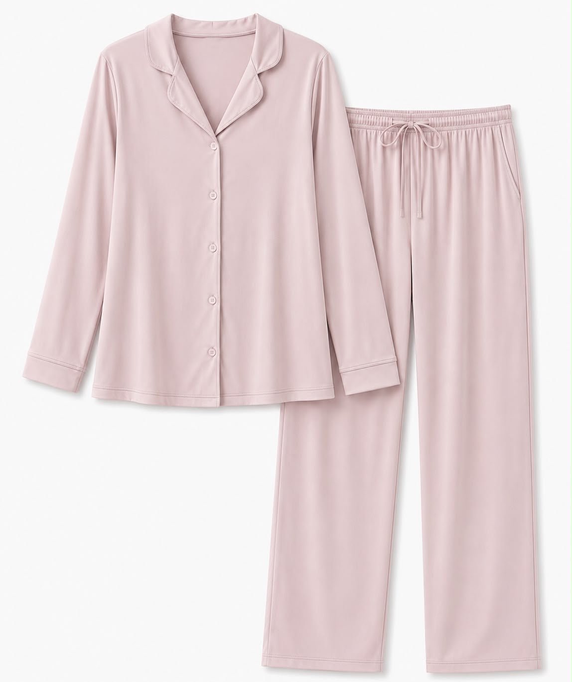 Petal Essential Button Set For Her - Reset Loungewear