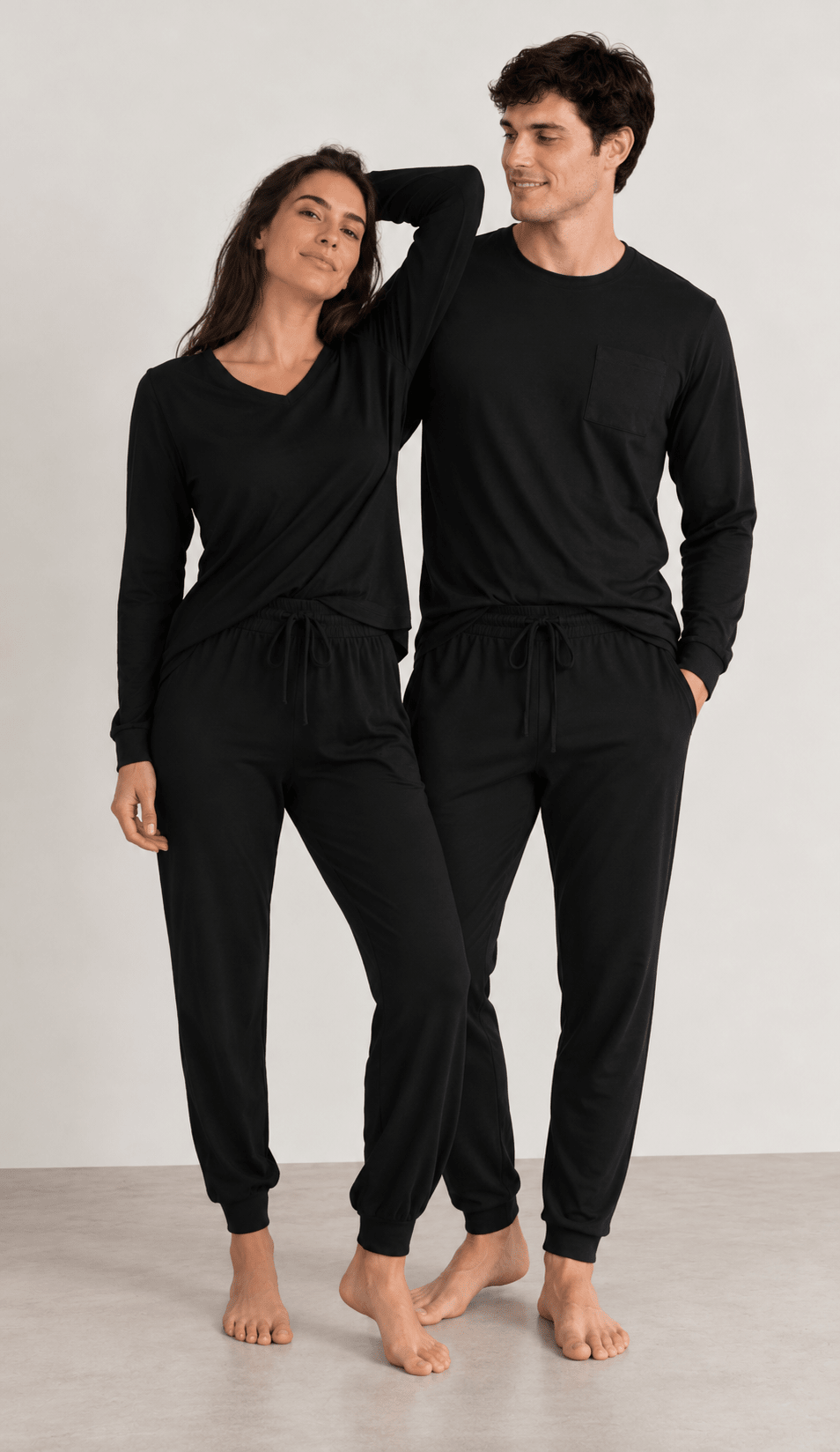 Set Pareja All Black - Reset Loungewear