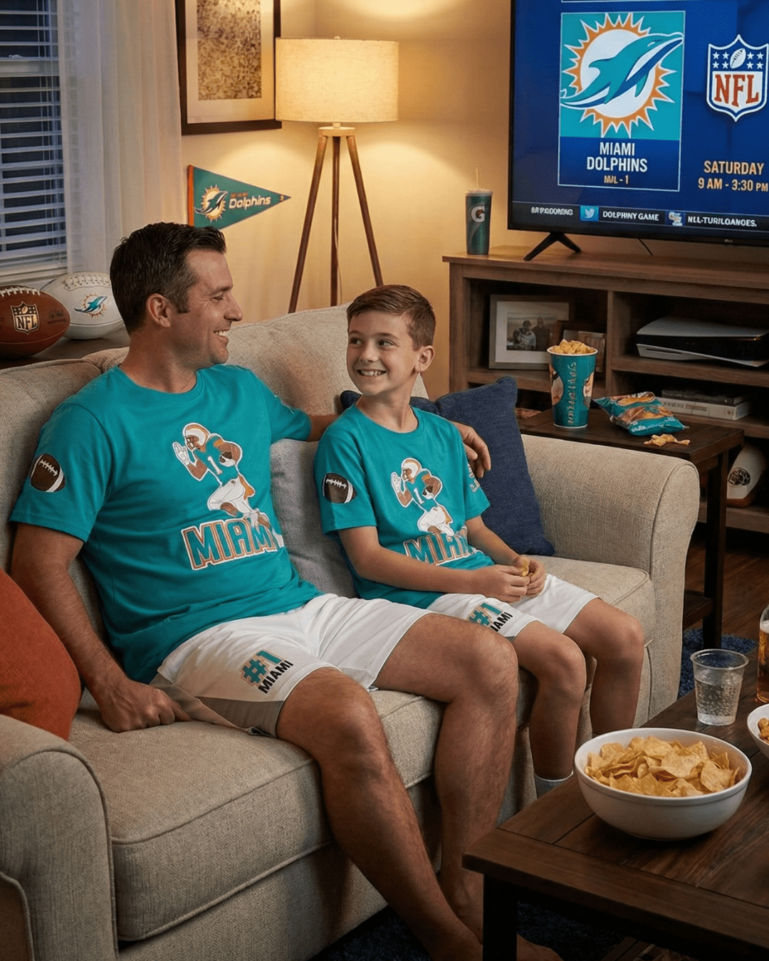 Set PJ's Inspirada Miami Dolphins - Reset Loungewear