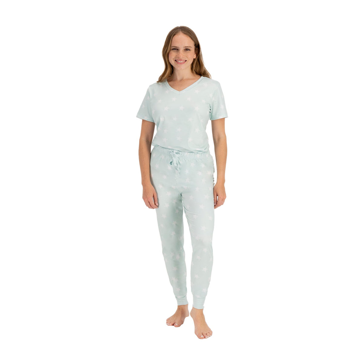 Shine Aqua Women Pantalon Manga Corta - Reset Loungewear