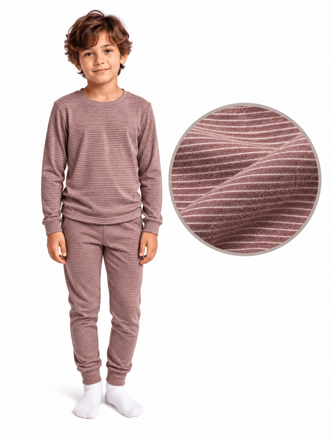 Soft Cloud Berry Boy - Reset Loungewear