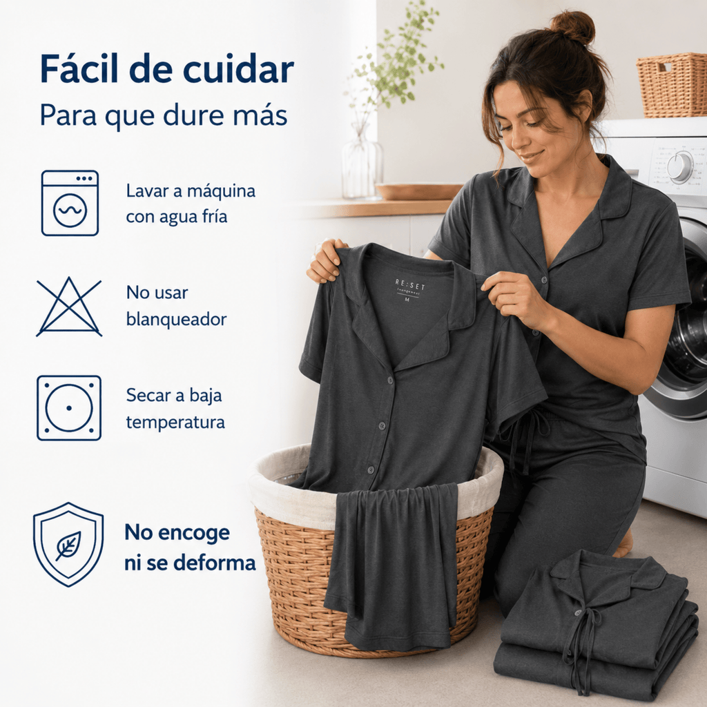 Stone - Button Set For Her - Reset Loungewear