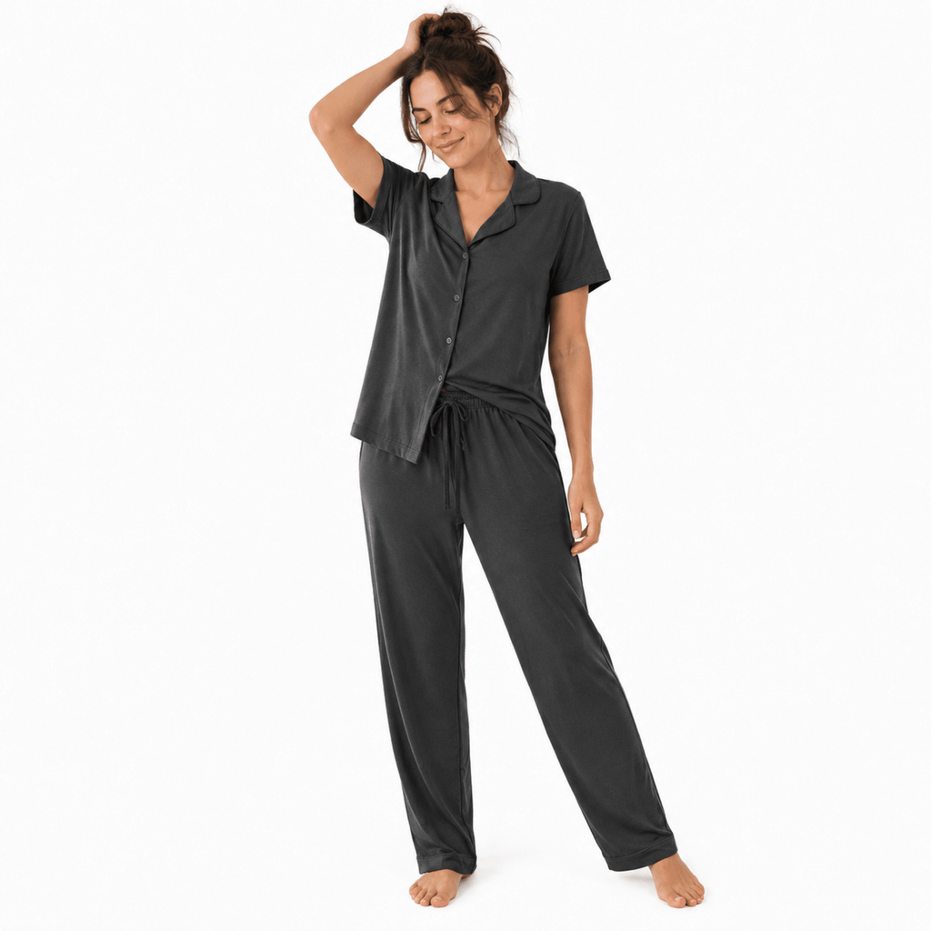 Stone - Button Set For Her - Reset Loungewear