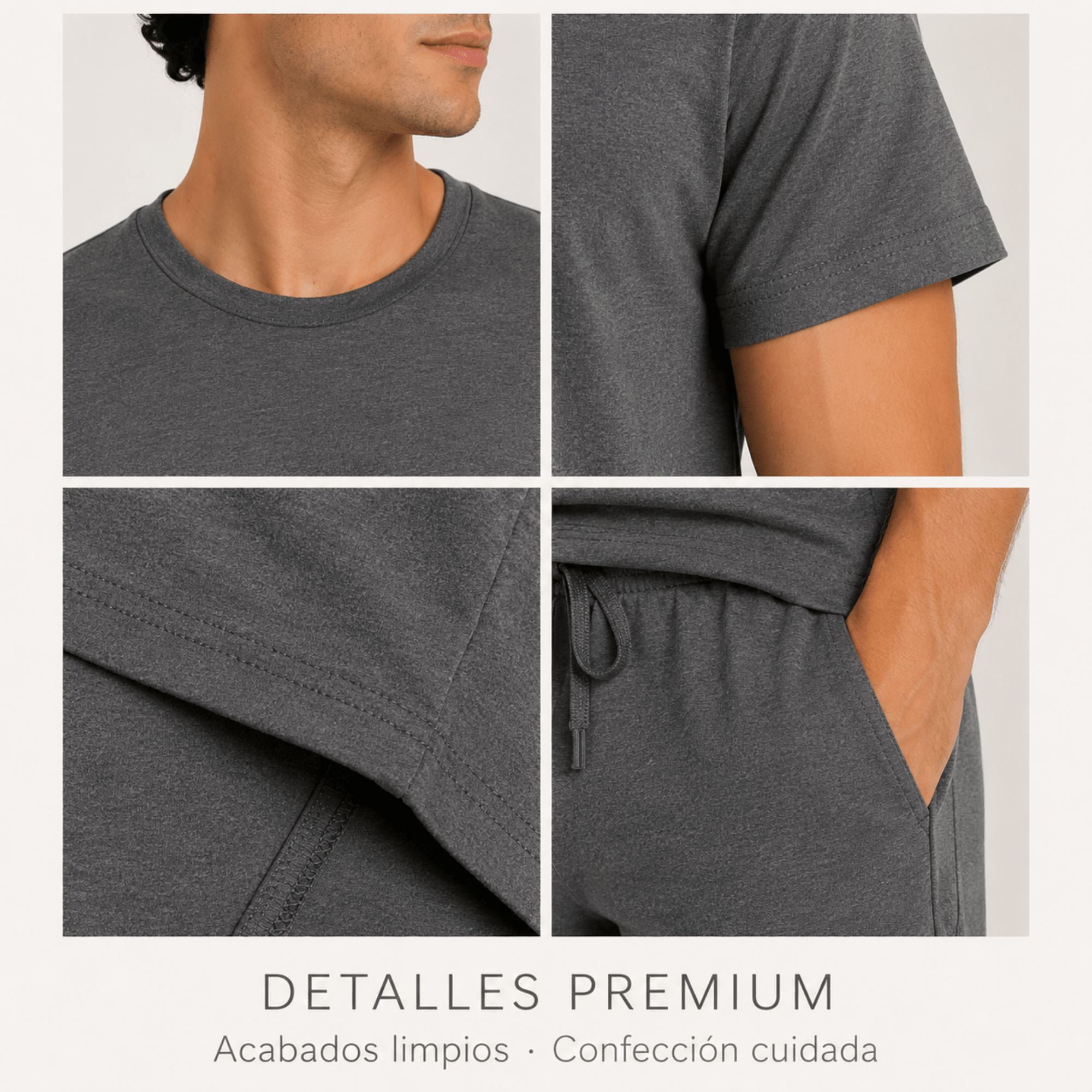 Stone - Essential Set For Him - Reset Loungewear
