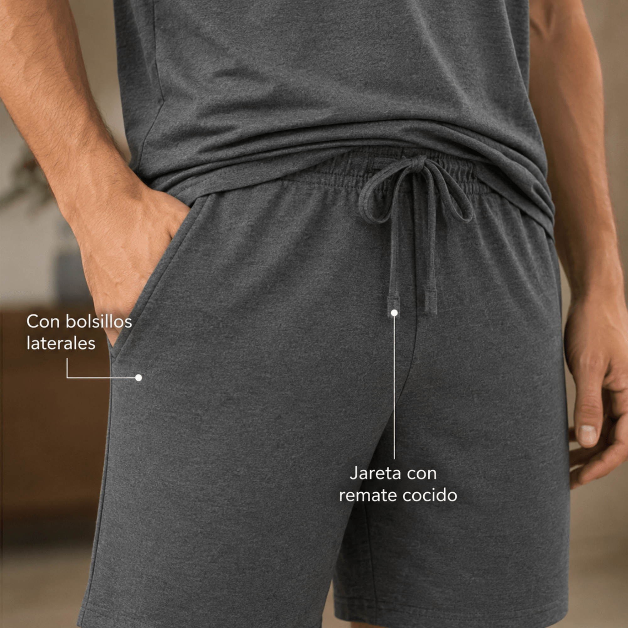 Stone - Essential Set For Him - Reset Loungewear