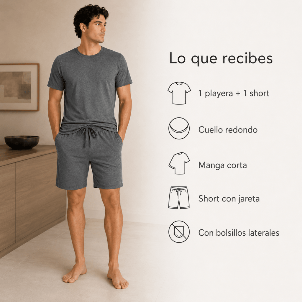 Stone - Essential Set For Him - Reset Loungewear