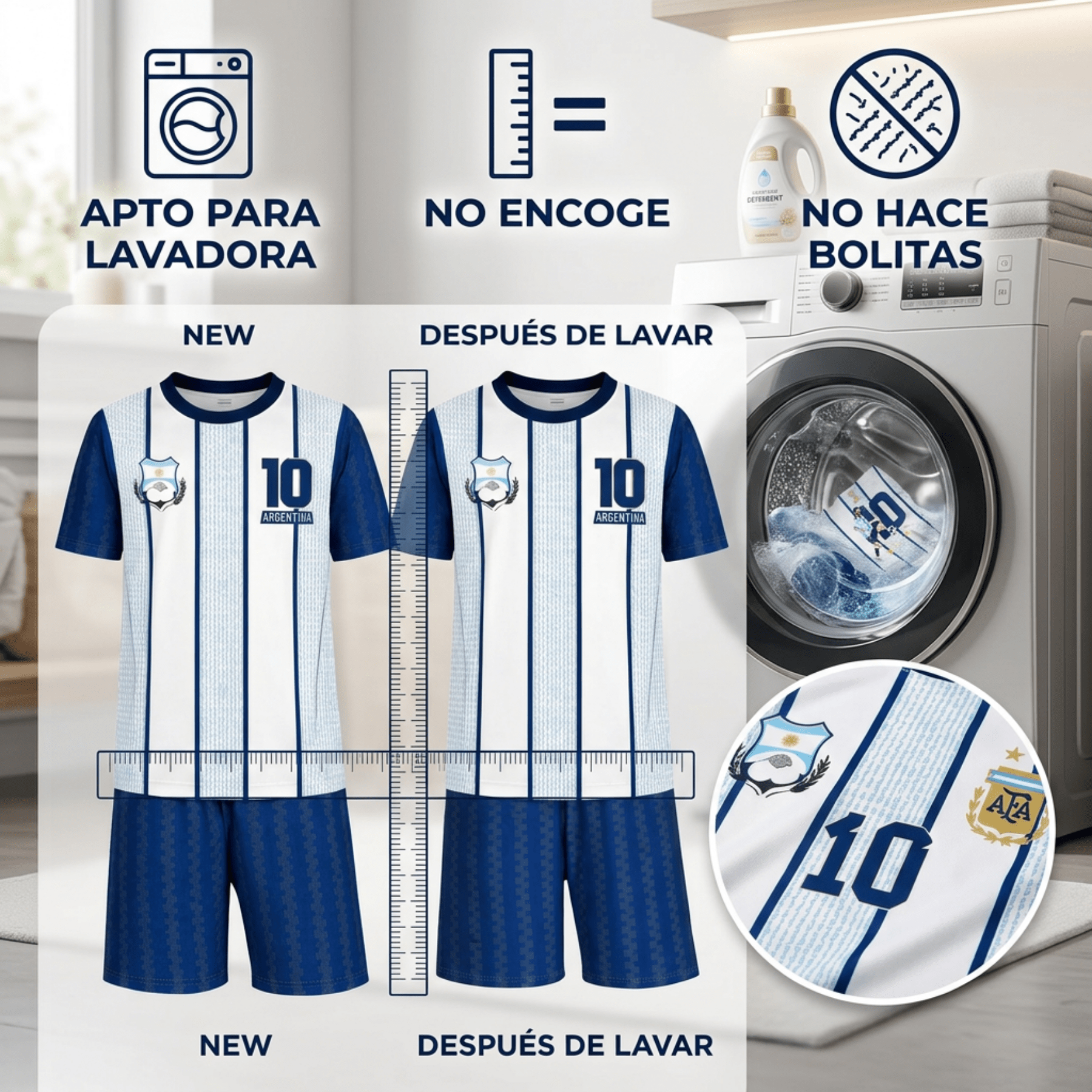Uniforme Hombre/Adolescente Argentina - Reset Loungewear