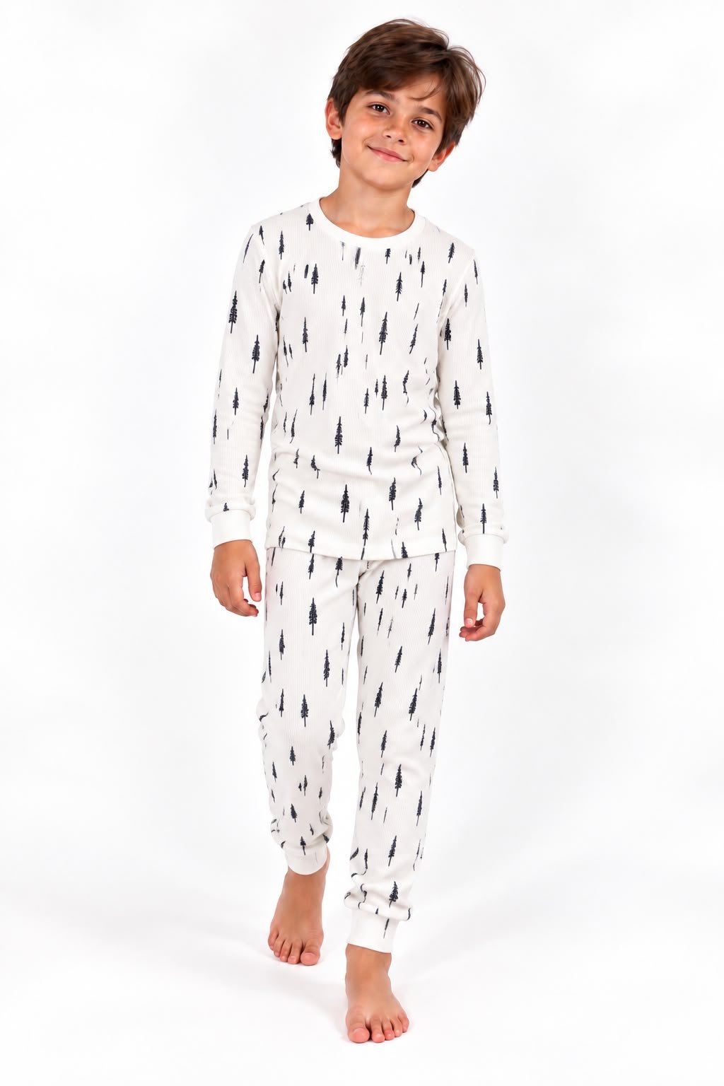 White Feather Kids Pj XMAS - Reset Loungewear